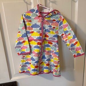 American Girl Colorful Cloud Raincoat